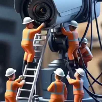 فروش و نصب انواع دوربین مداربسته ودزدگیر|دوربین مداربسته|میانه, |دیوار