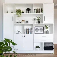 کتابخانه شیک جادار