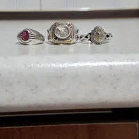 ۳عددانگشتر جواهر