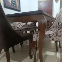 میز نهارخوری ۸نفره|میز و صندلی غذاخوری|رشت, دروازه لاکان|دیوار