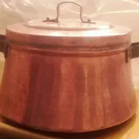 قابلمه مسی نو نو اصلا استفاده نشده|ظروف پخت‌وپز|قم, شهرک توانیر|دیوار