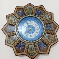 ساعت دیواری مینا کاری