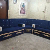 مبل خلیجی حردانی چستر نگین دار