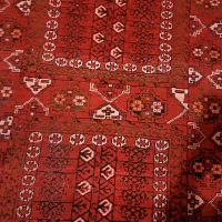 ۲فرش دستبافت تبریز درباری۲کناره دست ترکمن ۱ ابریشم|فرش|کرج, ساسانی (قلمستان)|دیوار