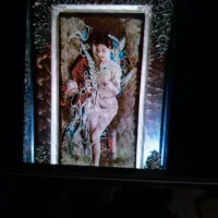 تابلوفرش دسباف دخترجواهرات|تابلو فرش|مشکیندشت, |دیوار