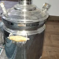 سماورگازی برنجی ۲۰لیتری مناسب مراسمات و قهوه خانه