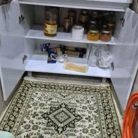 اجاقگاز صفحه ای استیل با کابینت درحدنو|اجاق گاز و لوازم برقی پخت‌وپز|نسیم‌شهر, |دیوار