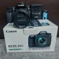 دوربین ۸۰Dکنون با لنز 18.135USM