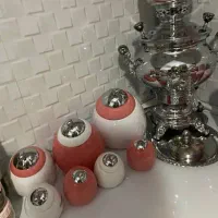 سرویس چینی و پرده و پاسماوری|ظروف سرو و پذیرایی|ساوه, |دیوار