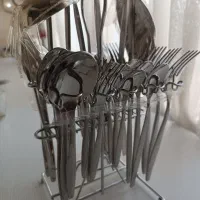 سرویس قاشق چنگال ۶ نفره نو