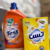 محصولات تست پودردستی وماشینی.شامپو گلرنگ‌ و اوه