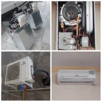 سرویس تعمیر کولر گازی پکیج رادیاتور فن کوئل