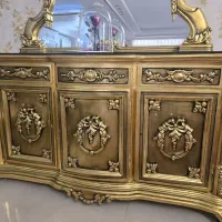 آینه و کنسول طلایی|بوفه، ویترین، کنسول|تهران, پردیسان|دیوار