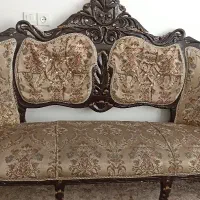 مبل استیل سلطنتی ۹ نفره و دو عسلی و میز وسط|مبلمان خانگی و میز عسلی|تهران, سبلان (لشگر)|دیوار