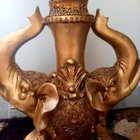 مجسمه فیل ، جاشمعی دکوری مفت+