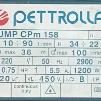 پمپ آب صفحه دار