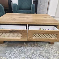 میز جلومبلی و سه عدد عسلی|مبلمان خانگی و میز عسلی|لشت نشا, |دیوار