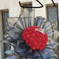 انواع گل روبانی باکس و نوزادی و تولد|گل مصنوعی|خرمآباد, |دیوار