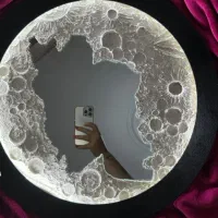 آینه نقشه ایران و هلال ماه