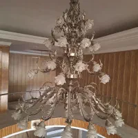 لوستر عتیقه تمام برنج دنیای نور|لوستر و چراغ آویز|مشهد, آزادشهر|دیوار