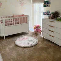 تخت و دراور کودک در حد نو