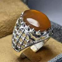 انگشتر نقره عقیق یمنی