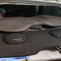 طاقچه عقب ۲۰۶ همراه با ۲عدد باند و کاور