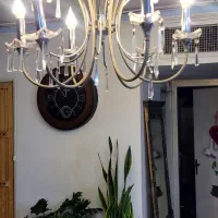 لوستر نقره ای|لوستر و چراغ آویز|تهران, وحیدیه|دیوار