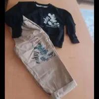 لباس دخترونه بچگانه پیراهن دورس و شلوار