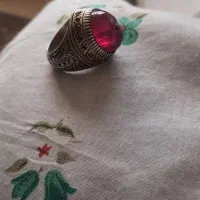 انگشتر نقره یاقوت سرخ|جواهرات|فردوسیه, |دیوار