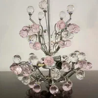 دو عدد لوستر زیبا (گوی کریستالی)|لوستر و چراغ آویز|قم, انسجام|دیوار