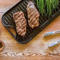 تابه گریل چدنی استیکپز صفحه چدن باربیکیو رژیمی سفر