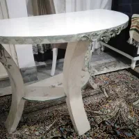 میز چوبی|میز و صندلی غذاخوری|چهارباغ, |دیوار