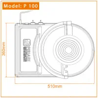 چرخ سفالگری P100|ابزارآلات|کرج, شهرک فهمیده|دیوار