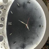 حراج تابلوماه تکسچر همراه با ساعت|ساعت دیواری و تزئینی|تهران, زعفرانیه|دیوار