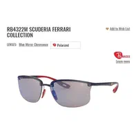 عینک آفتابی ری بن اصل سری فراری Ray Ban