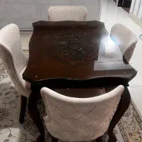 میز غذاخوری چوبی