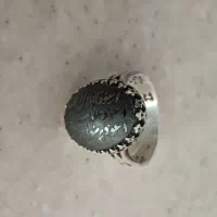 انگشتر نقره با نگین حدید|بدلیجات|بندرعباس, |دیوار