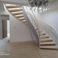 ساخت انواع پله های گِرد، مُعلق و...