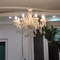 لوستر 8 شاخه کریستال