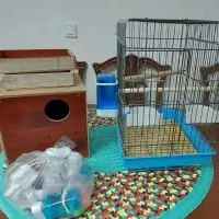 قفس ۱۰۳۲ مفتول محکم با لوازم اضافی