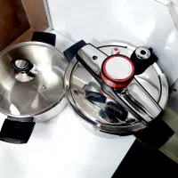 زودپز دوقلو 5+7 لیتر یونیک روگازی دارای سبد بخارپز|ظروف پخت‌وپز|گرگان, |دیوار