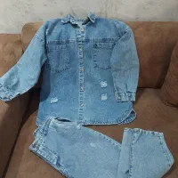 ست کت شلوار لی   ست کت شلوار کتان  شلوار