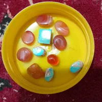 سنگ عقیق یمنی فیروزه زنده