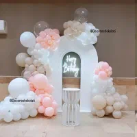 دکور تولد بچه بزرگ پروانه عروسک کرومی بادکنک آرایی|اسباب‌بازی بچه|اصفهان, ارغوانیه|دیوار