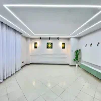 ۷۵ متر/سالن پرده خور/غرق نور/ تراورتن/سند تک برگ