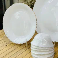 سرویس آرکوپال لبه طلایی|ظروف سرو و پذیرایی|بجنورد, |دیوار