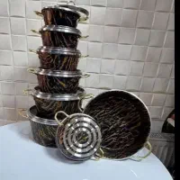 سرویس قابلمه ۱۴ پارچه طرح دار