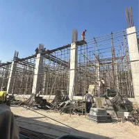 اجرای اسکلت بتن تیرچه وافل دیوار برشی