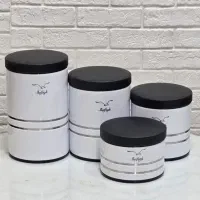 فروش ویژه جا حبوبات جاادویه فلزی ۴عددی